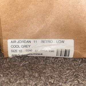 Air Jordan retro 11 cool grey